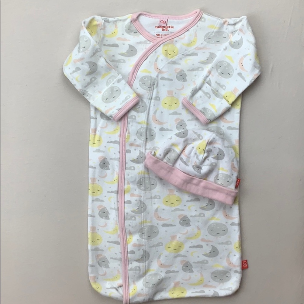 Magnificent Baby Man in the Moon Gown and Hat